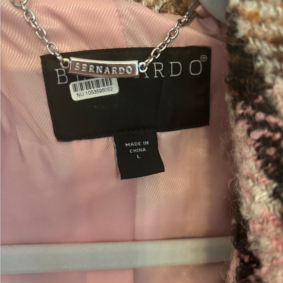 Anthropologie Bernardo Plaid Double Breasted Coat - Picture 3 of 12